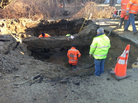 Water Break on Hanovcer Street 3-19-2014